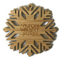 Bamboo Snowflake Ornament - Shape C